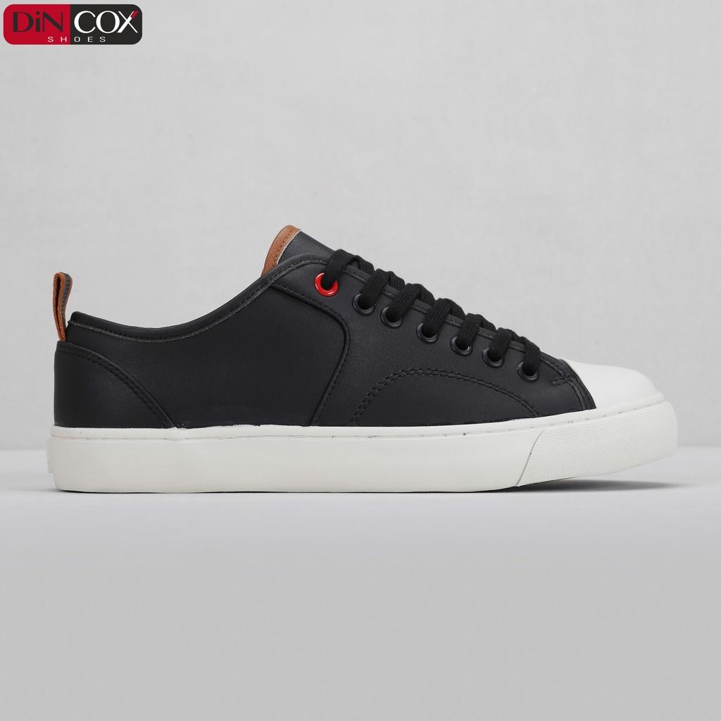 Giày Sneaker Da Nam DINCOX C11 Trẻ Trung, Năng Động Blackshiny