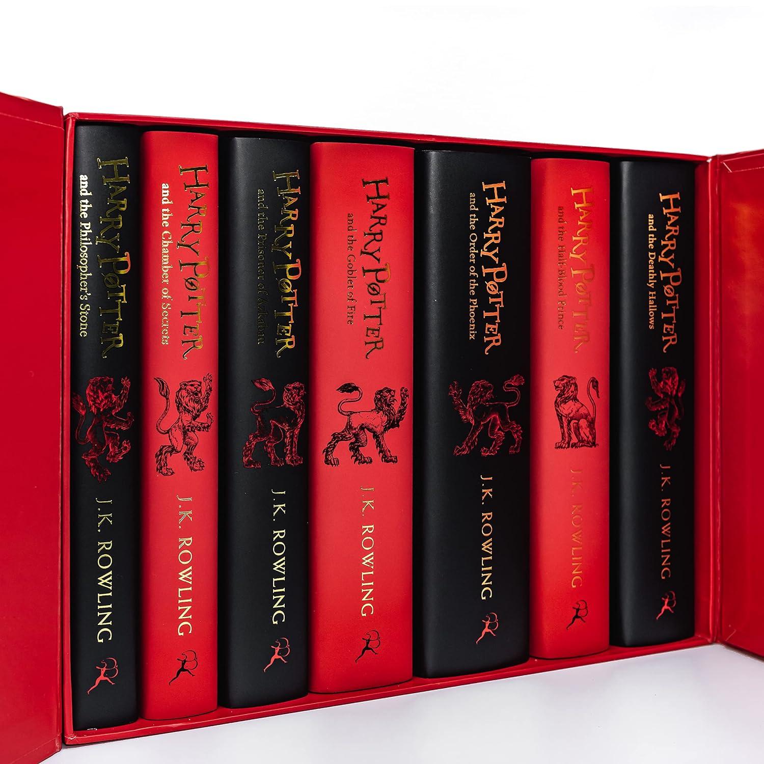 Sách ngoại văn: Harry Potter Gryffindor House Edition Hardback Box Set