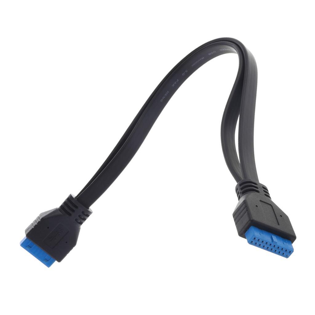 0.5M/19.69inch 20 Pin Motherboard Cable Female to Female Header Extender