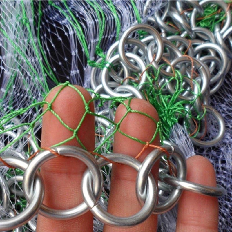 Chài Bắt Cá Nhập Khẩu Thái Lan Mắt Mau 2cm Chân Xích Chất Liệu Cước Cao Cấp Siêu Bền