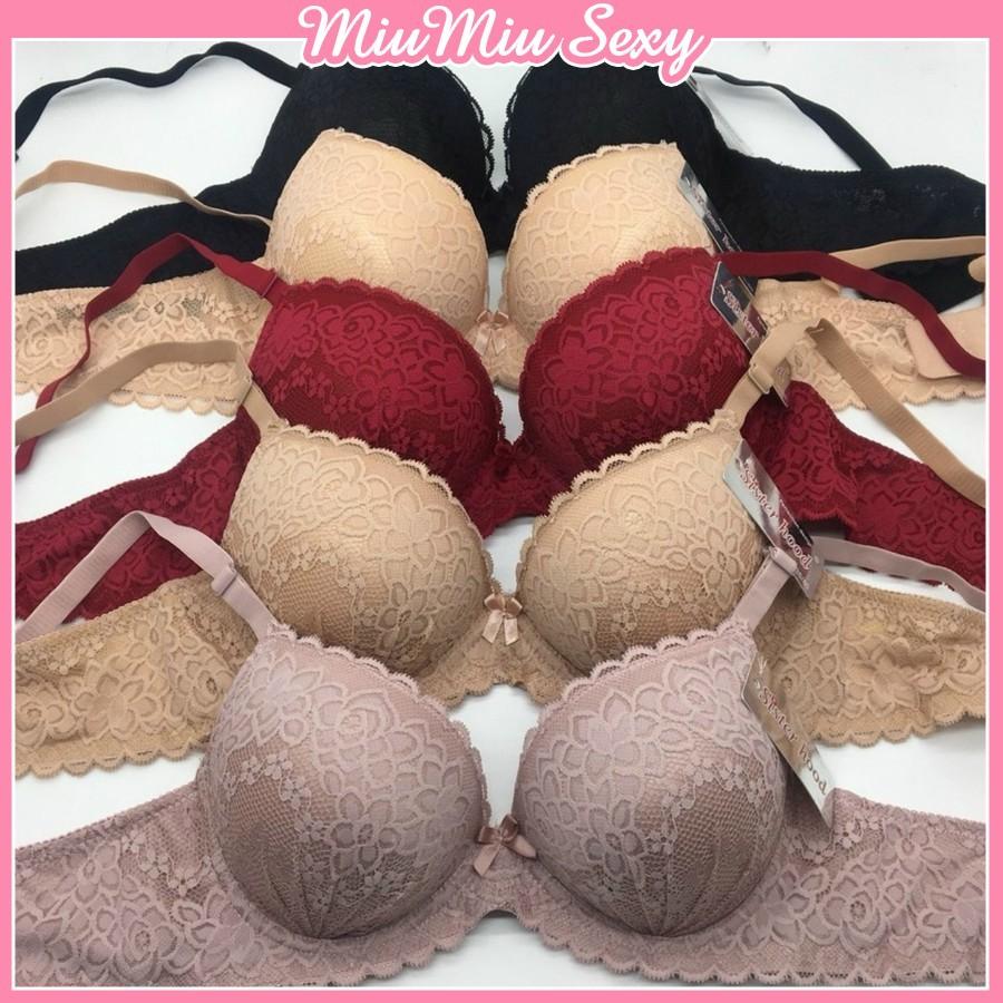 Áo lót ren siêu nâng ngực không gọng 9110 nâng ngực hoàn hảo