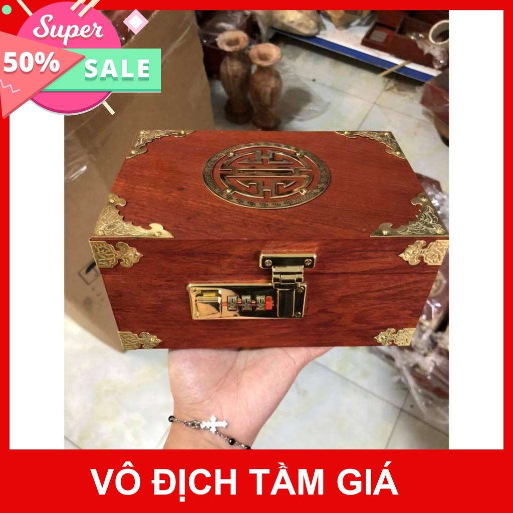 ) HỘP TIẾT KIỆM LÀM BẰNG GỖ HƯƠNG CAO CẤP -