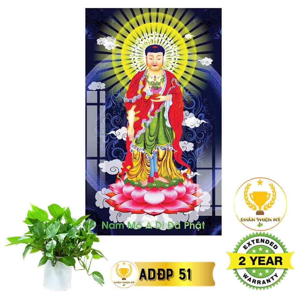 Tranh Phật A Di Đà có khung_ADDK9