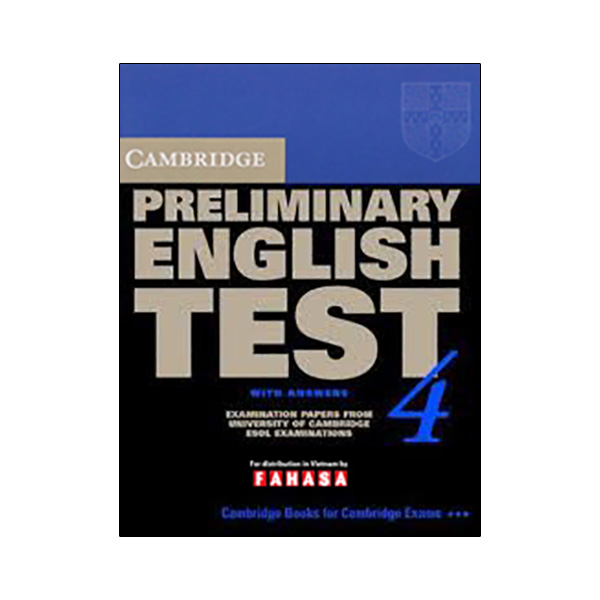 Cambridge Preliminary English Test 4 Student's Book with Answers