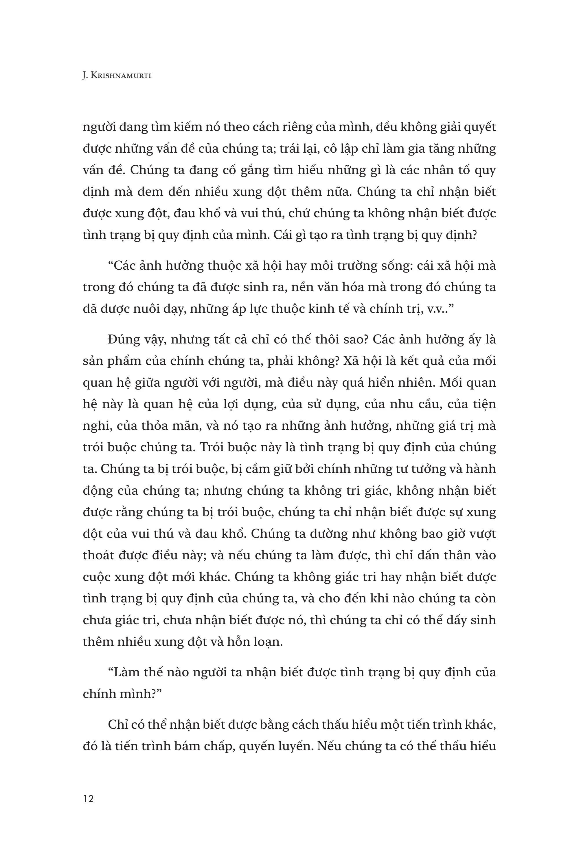 J.Krishnamurti Nói Về Đời Sống - Tập 2