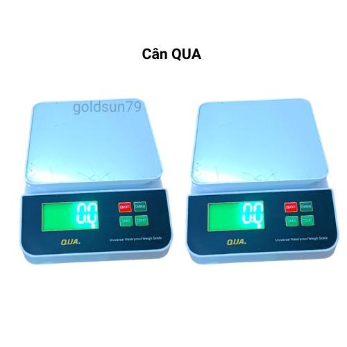 cân điện tử nhà bếp QUA ( 3kg,5kg/1g ) dùng sạc usb màn hình led xanh
