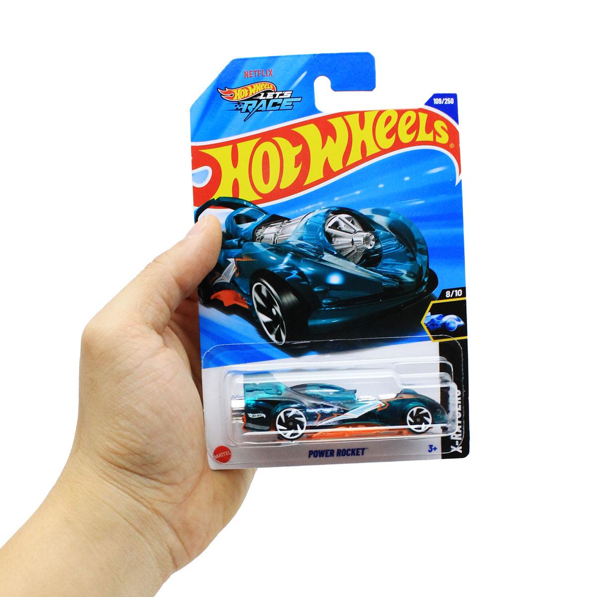 Siêu Xe Hot Wheels C4982 - 109/250 - Power Rocket (Mẫu Màu Giao Ngẫu Nhiên)