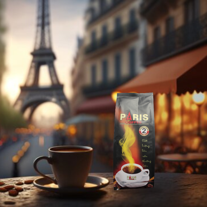 Cà phê bột pha phin Paris 2 - Đậm, hương vị đẳng cấp, pha cà phê sữa ngon