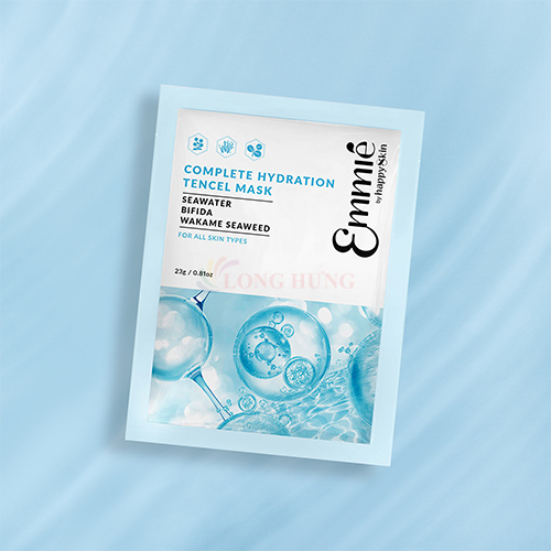 Mặt nạ vải sinh học Emmié By Happyskin Complete Hydration Tencel Mask (1 miếng/5 miếng) - Hàng chính hãng