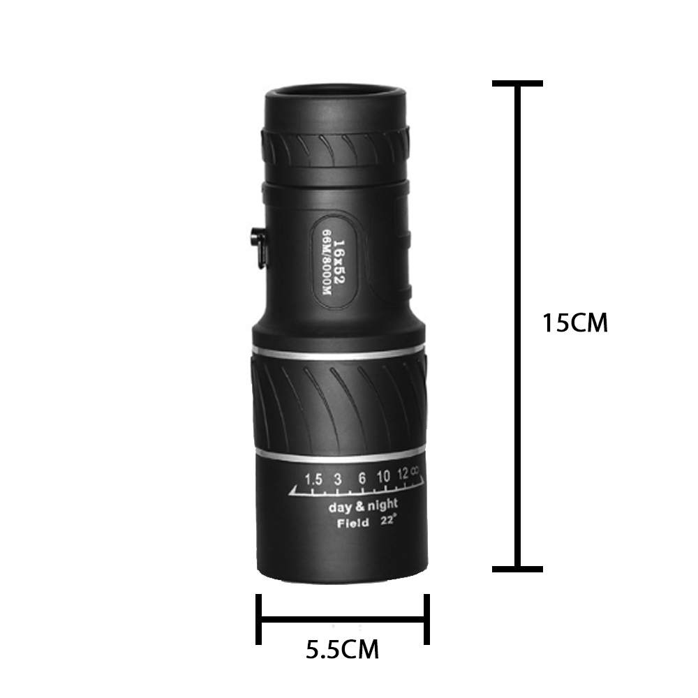 Kính Nhòm Tầm Nhìn 16X Độ Nét Cao Chống Thấm Nước Đi Săn Ngoài Trời