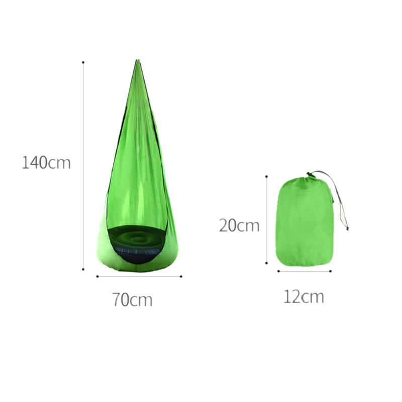 Kid Võng Pod Ghế Ngồi Xích Đu Ghế Ngoài Trời Trong Nhà Di Động Treo Ghế Ngồi Xích Đu Võng Treo Ghế Trượt Patin Đồ Nội Thất