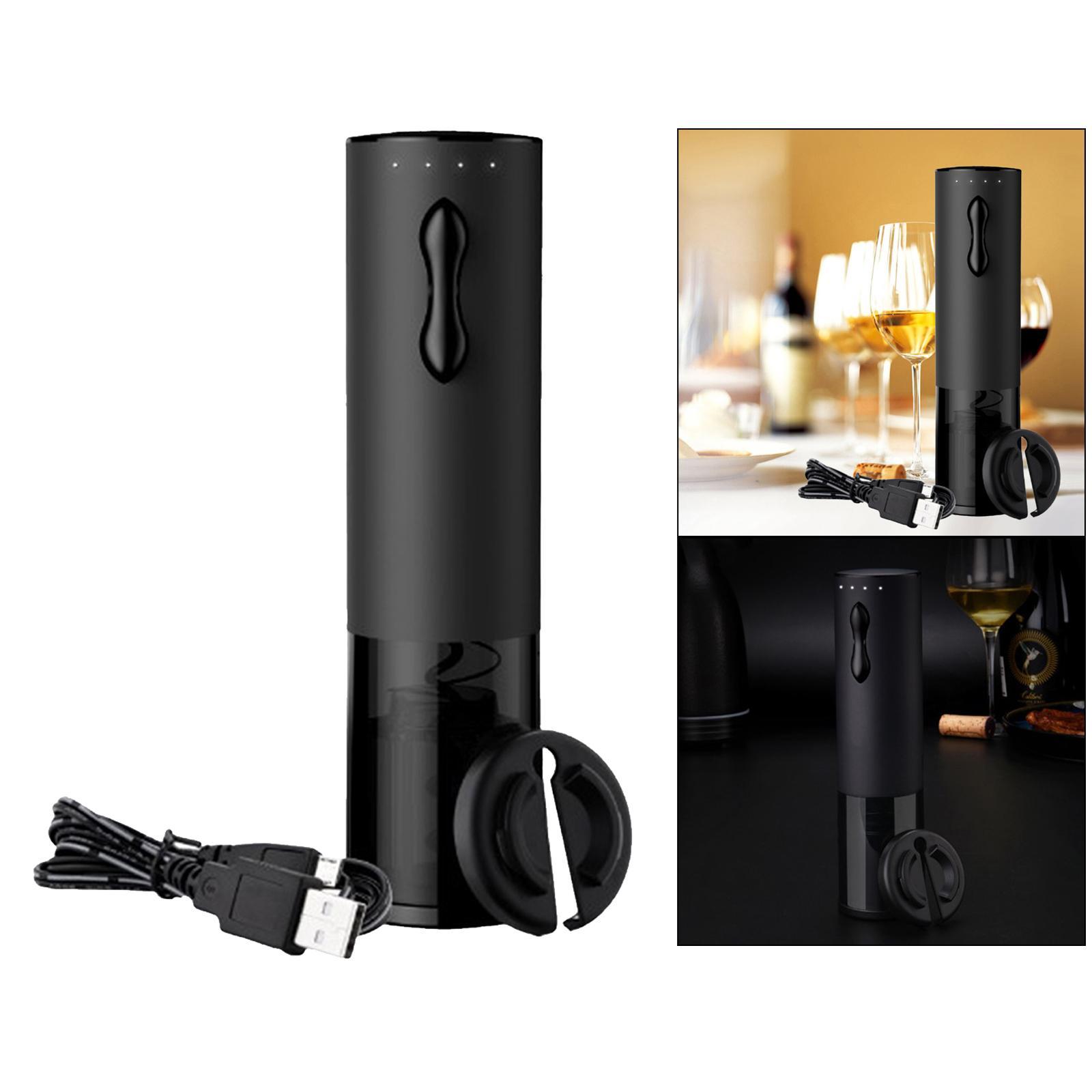 Gift Set, Stainless Steel Electric Bottle Opener/ Pourer/Vacuum