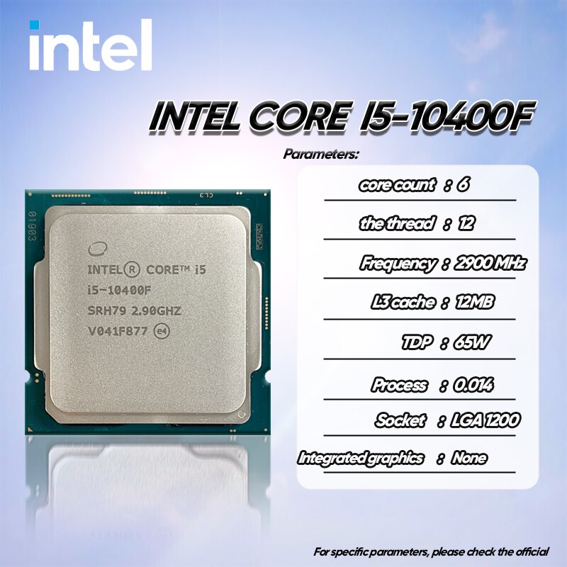 CPU Core i5-10400F