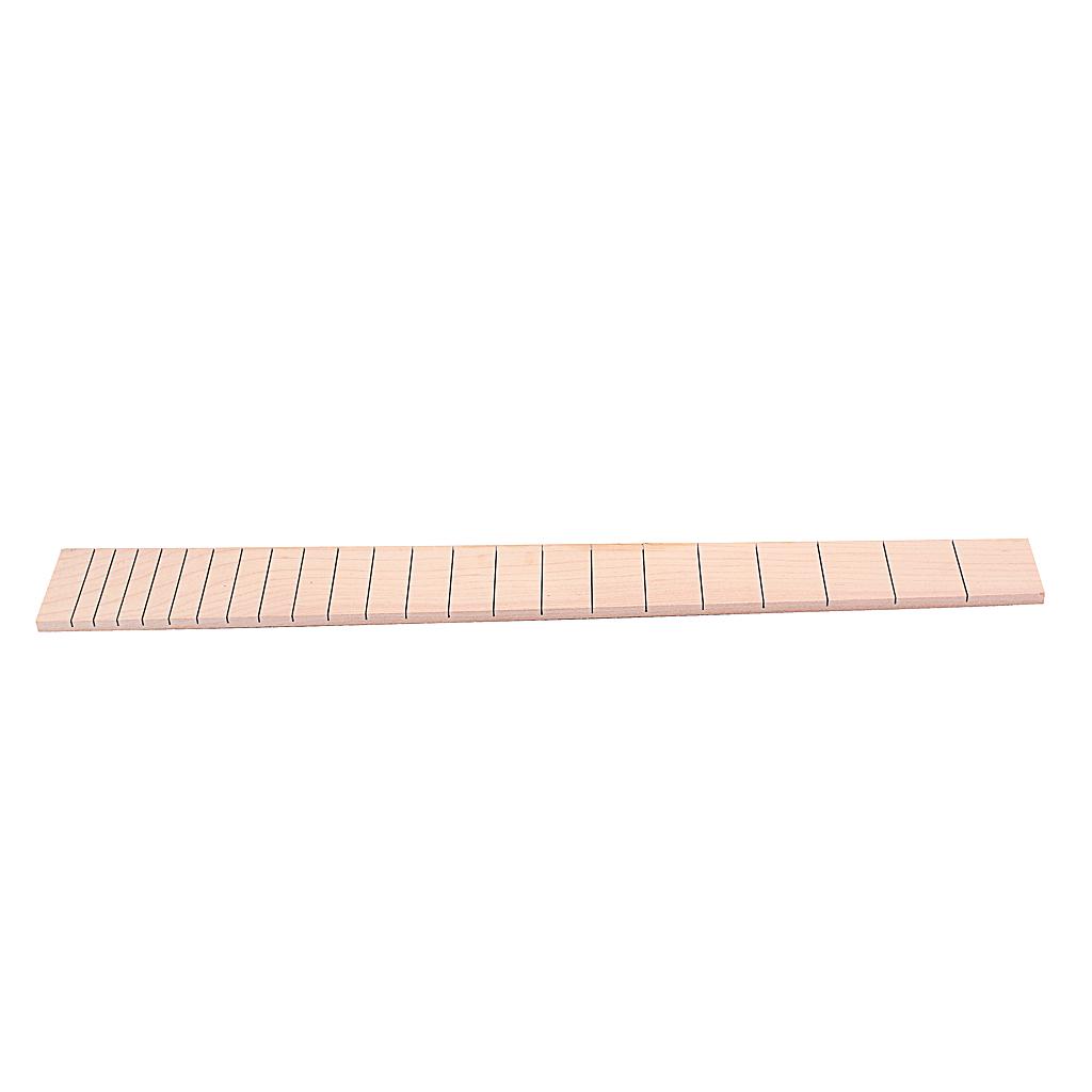 Sunnimix Gỗ Phong 22 Giải Tầng Đàn Guitar Fretboard Ván Trượt Ngón Tay