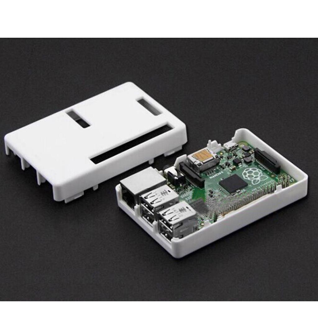 Plastic Case Enclosure Box Shell Cover for Raspberry Pi B+ and Raspberry Pi 2 White
