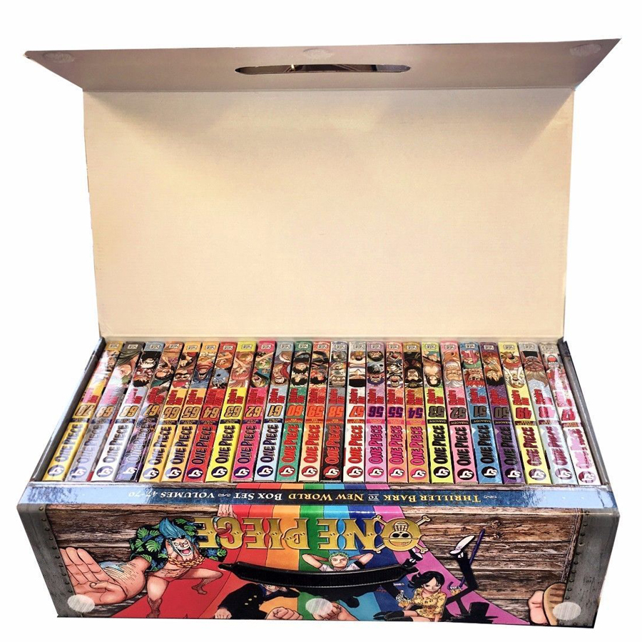 One Piece Box Set 3: Thriller Bark To New World, Volumes 47-70 With Premium - Tiếng Anh