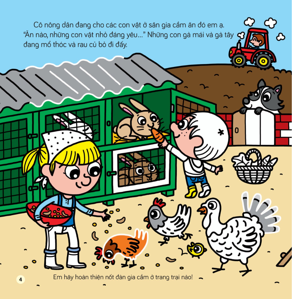 Tô Màu Khám Phá Thế Giới- Ở Trang Trại