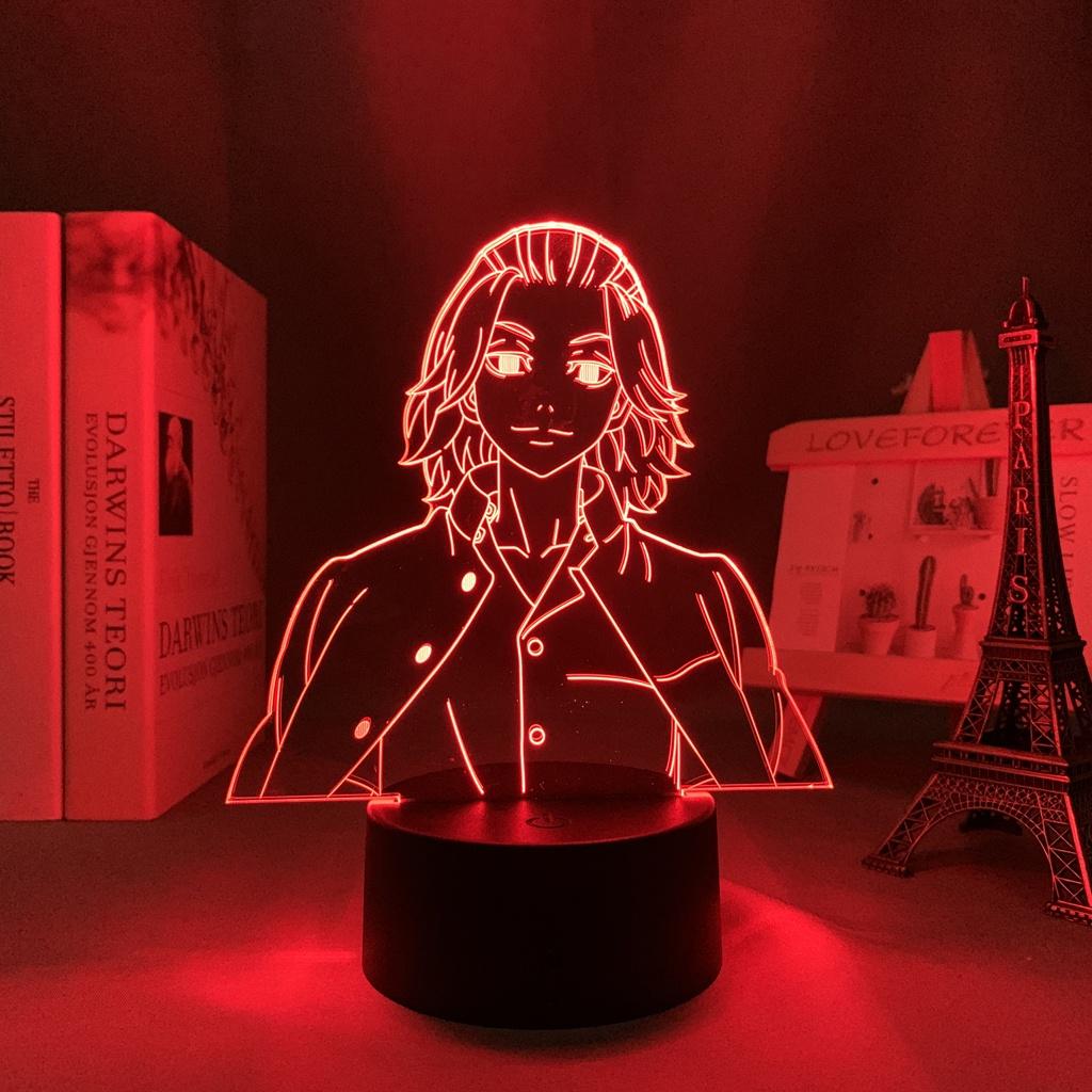 Đèn led 3D Wright Tokyo revengers Mikey decor