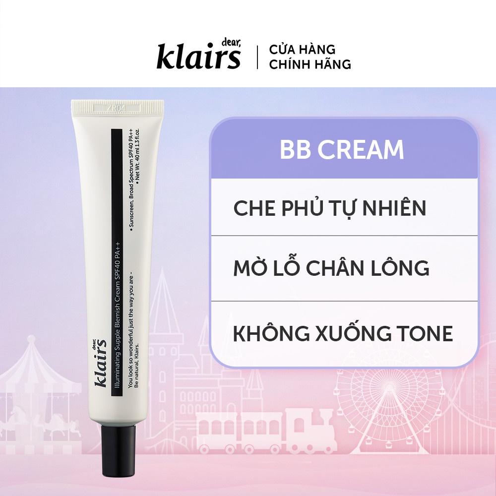 Kem trang điểm Dear, Klairs Illuminating Supple Blemish Cream 40ml