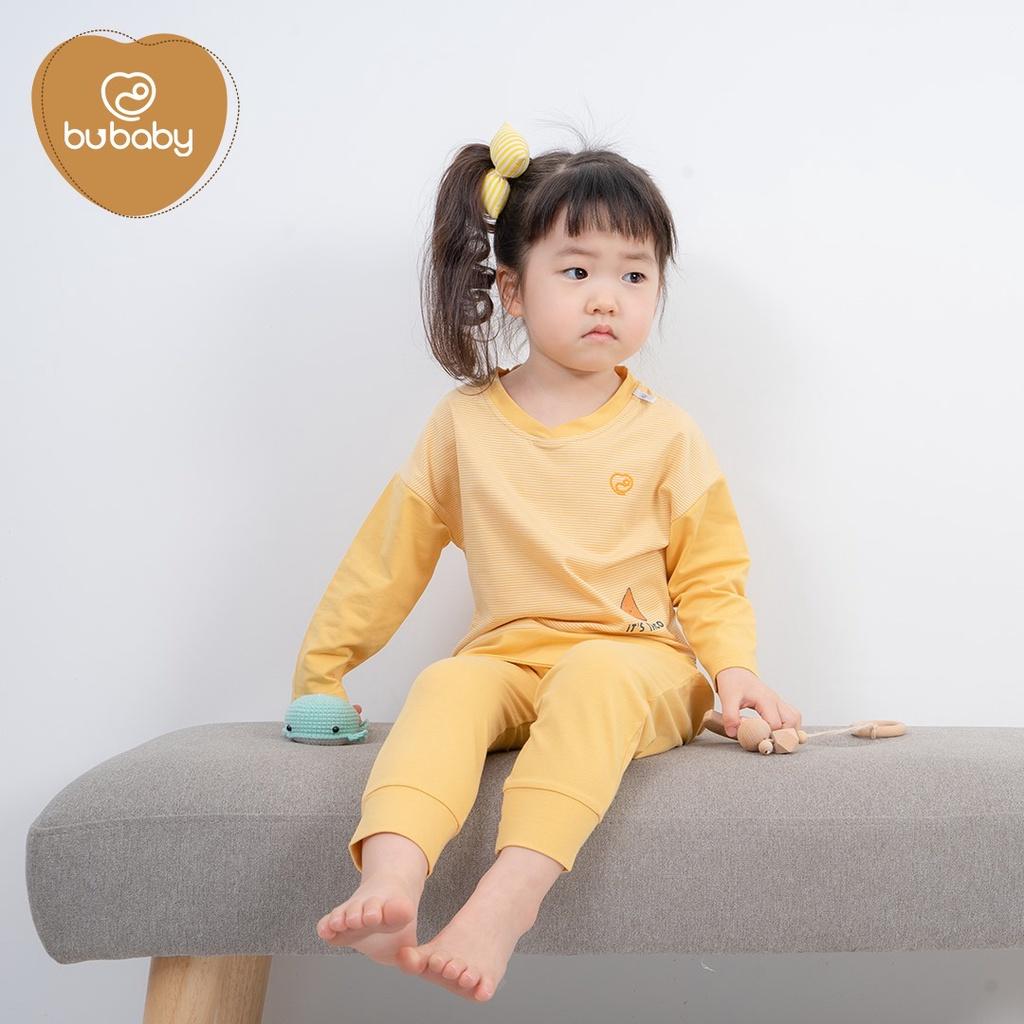 Bộ quần áo dài tay 5 màu Bamboo Cotton Bu, Bu baby Kyomi Aloha BBC003.01 cho bé 6m - 4Y