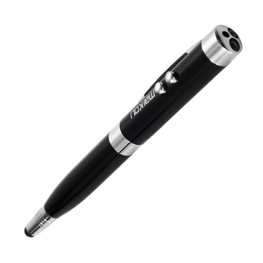 6 in 1 Capacitive Stylus Pen Touch Screen with USB Flash Drive 32GB Black