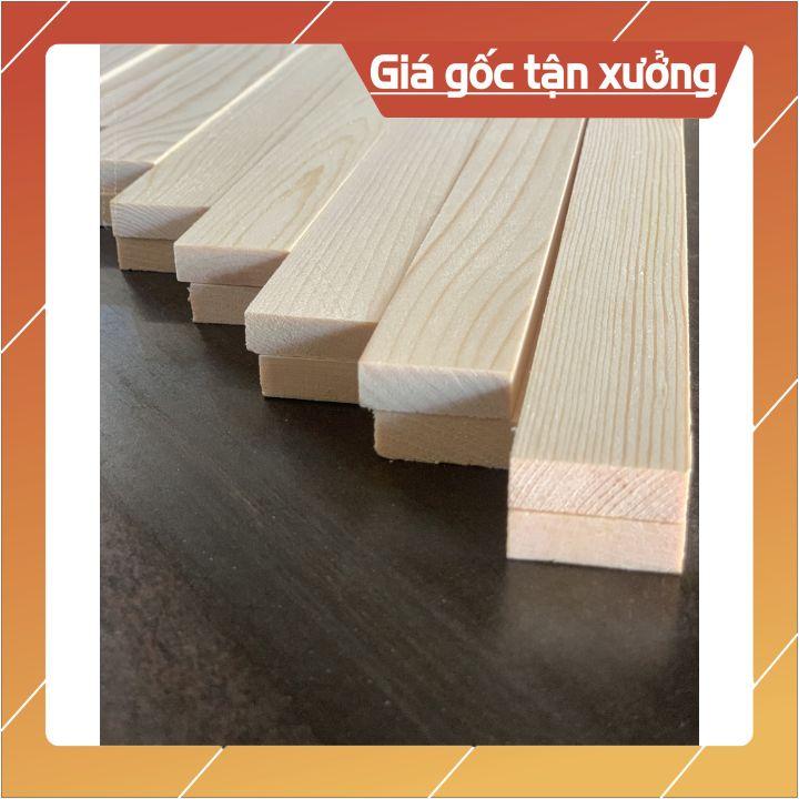 Thanh gỗ Thông 332 x 25 x 8,5 (mm) bào láng 4 mặt