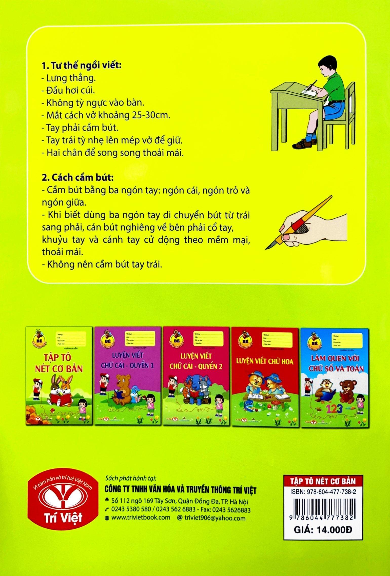 Bé Chào Lớp Một - Tập Tô Nét Cơ Bản