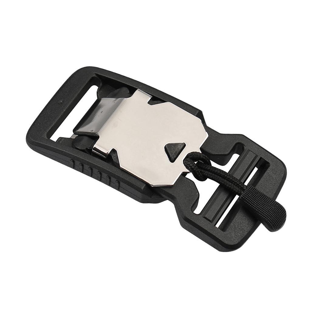 Adjustable Security Lock Webbing Buckle for 25mm Webbing Backpack