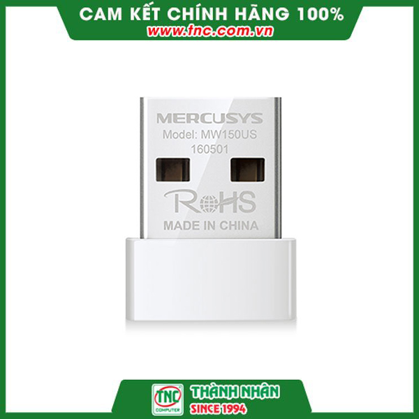 USB Wi-Fi Nano Mercusys MW150US- Hàng chính hãng