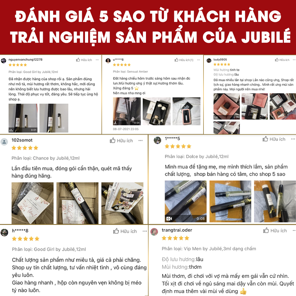 Chance by Jubilé - Tinh dầu nước hoa Pháp Nữ Minisize Dạng lăn 3ml Thơm Lâu, Sang Trọng, Quyến Rũ