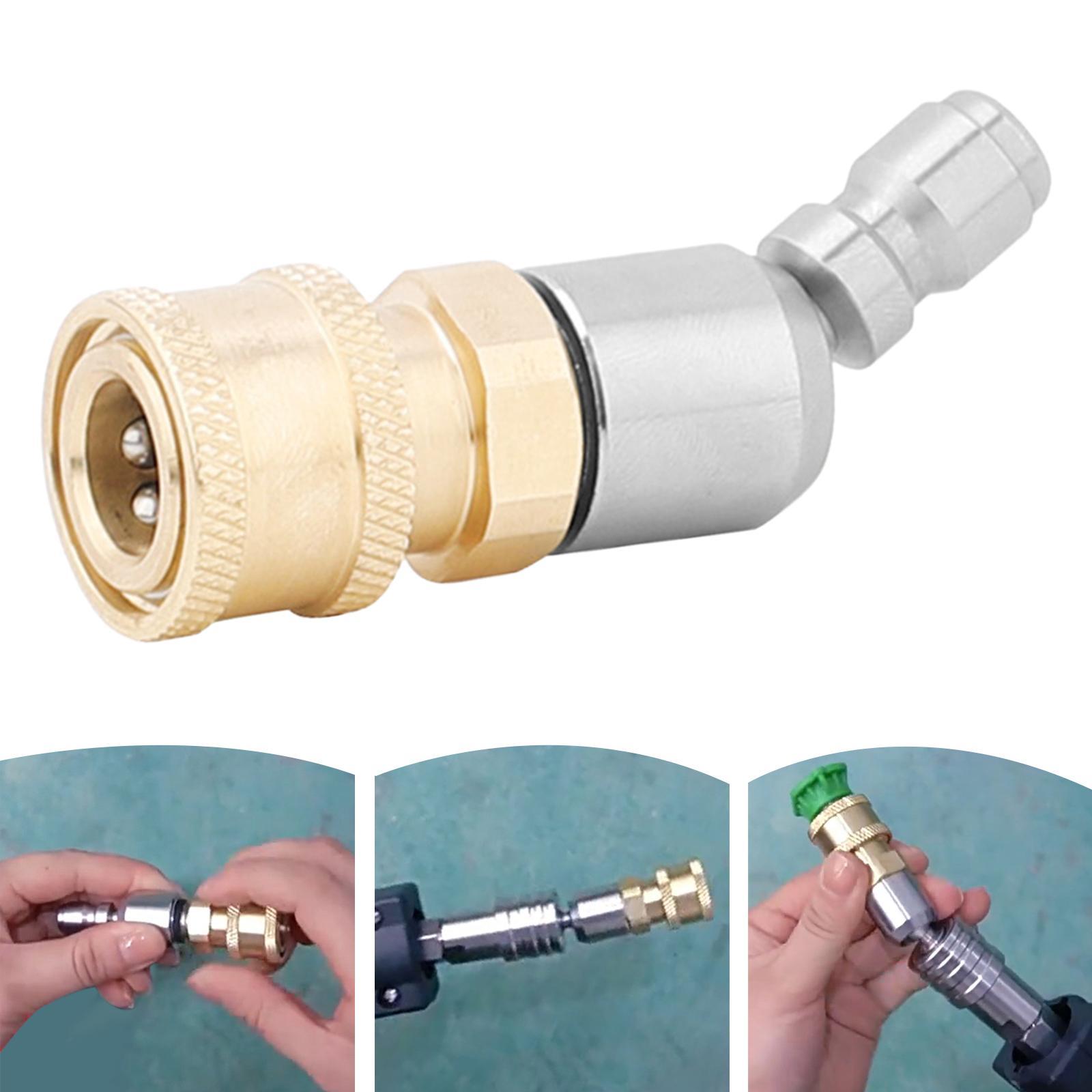 1/4” Pressure Washer Quick Connect Coupler, Female Quick Connect Fittings Pressure Washer Adapters