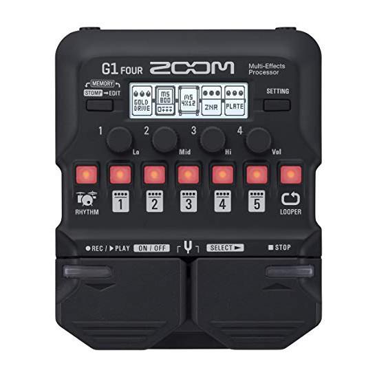 Phơ guitar điện  ZOOM G1Four Electric Pedals Effects