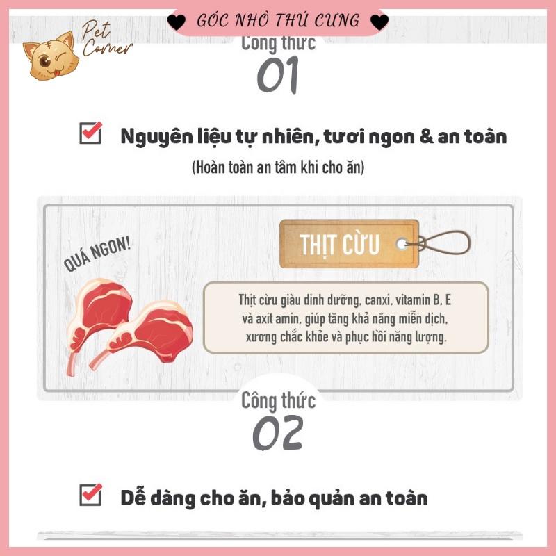 Thịt que mềm Bowwow Stick Jerky cho chó - Bánh thưởng cao cấp cho thú cưng