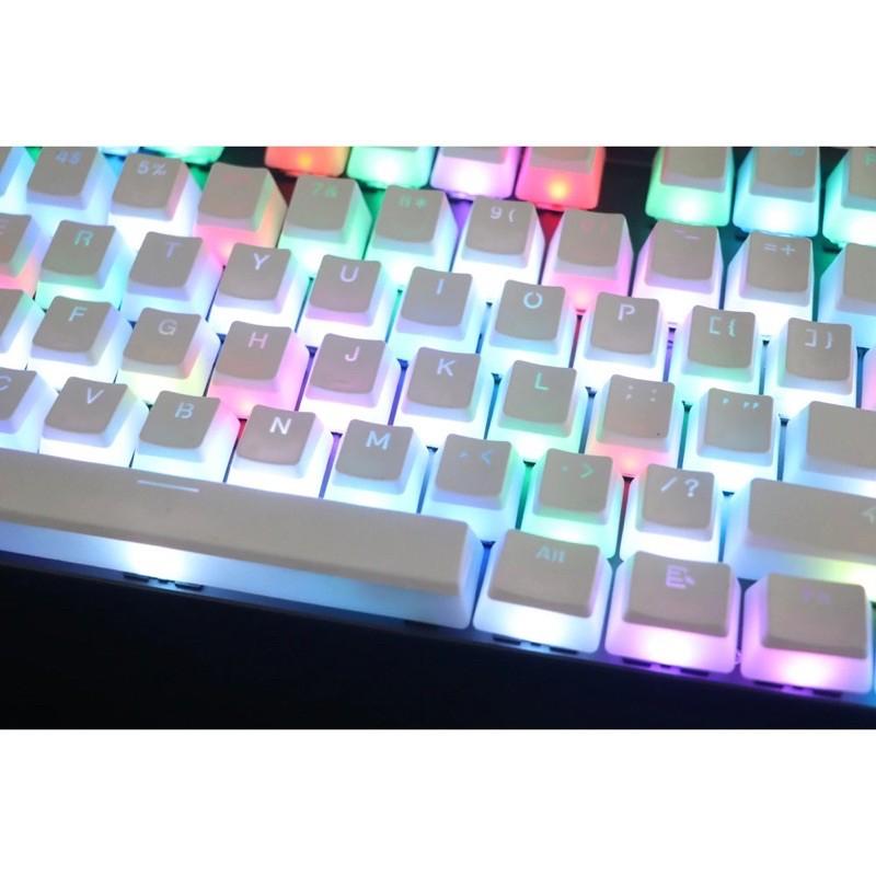 Set Bộ Keycap Pudding PBT 110 Phím Xuyên Led Cực Rẻ