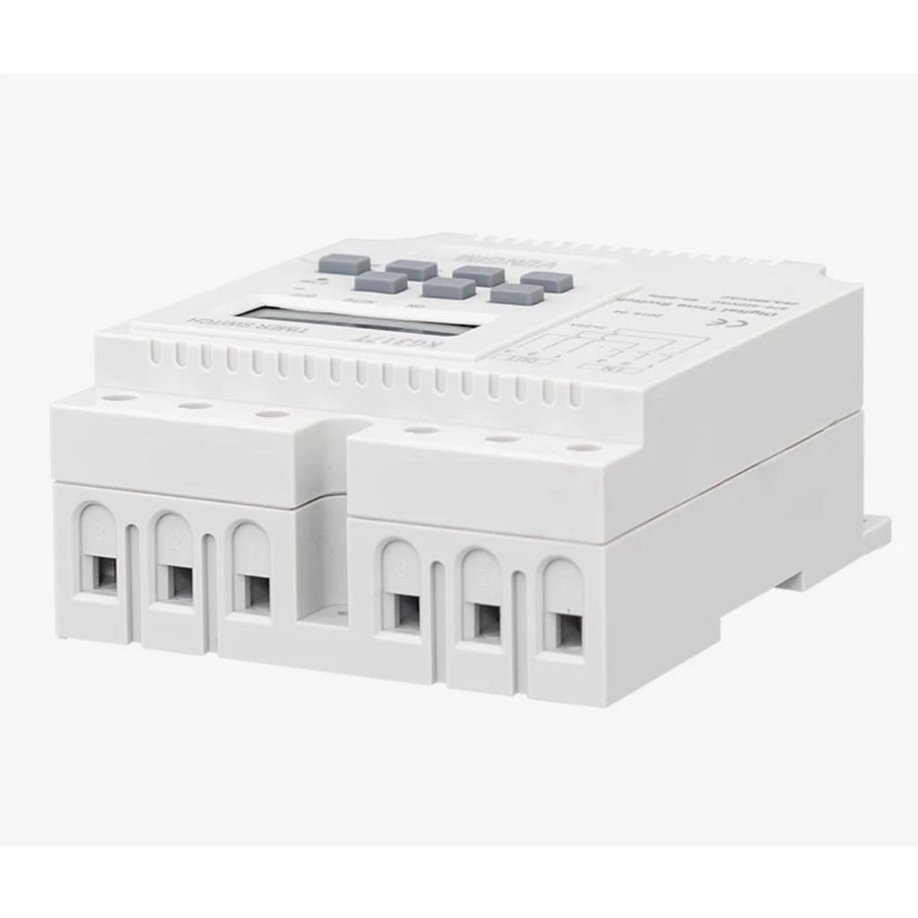 Công Tắc (Timer) Hẹn Giờ KG317T Cho Thiết Bị 3 Pha 380V 25A có 28 chương trình on/off