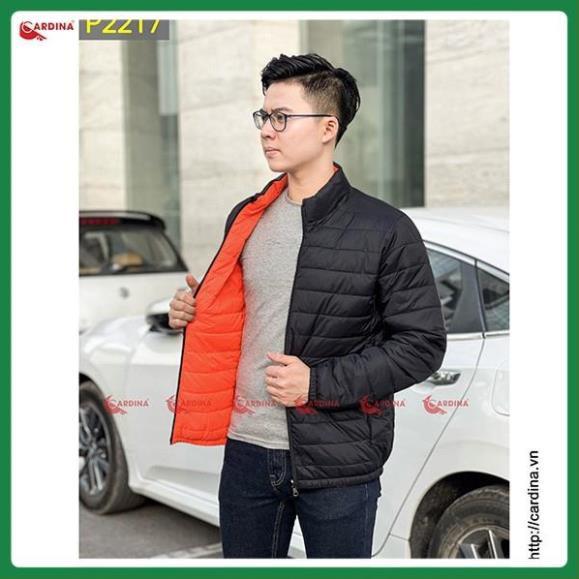 Áo Phao Nam cao cấp Siêu Nhẹ Mặc Được 2 Mặt. sợi bông sinh nhiệt siêu ấm, cản gió chống mưa tốt
