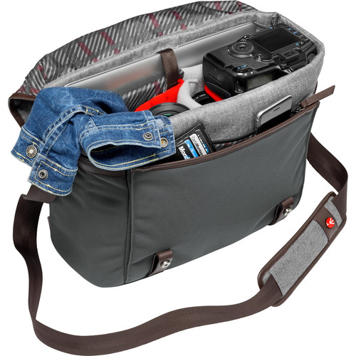 TÚI MÁY ẢNH MANFROTTO LIFESTYLE WINDSOR MESSENGER S | Hàng Chính Hãng