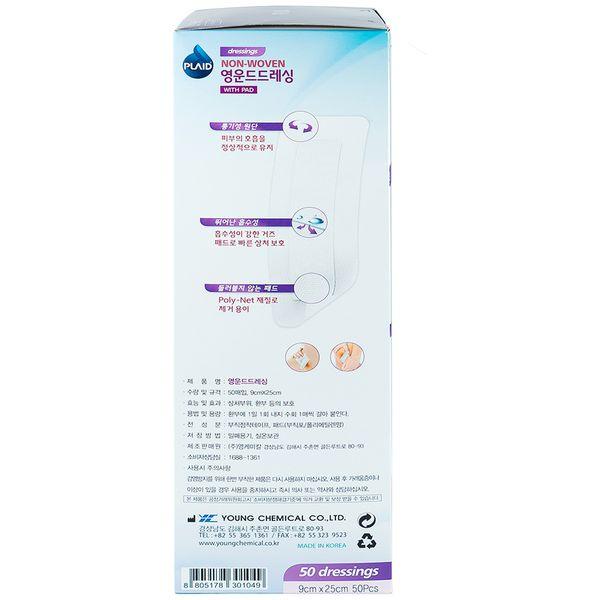 Băng có Gạc Vô Trùng Young Chemical các cỡ 6x7cm, 6x10cm, 9x10cm, 9x20cm, 9x25cm, 9x30cm