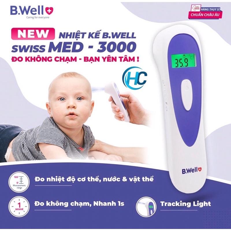 Nhiệt kế hồng ngoại B.Well MED-3000 (Nhập khầu chính hãng Thụy sĩ-BH 2 năm)