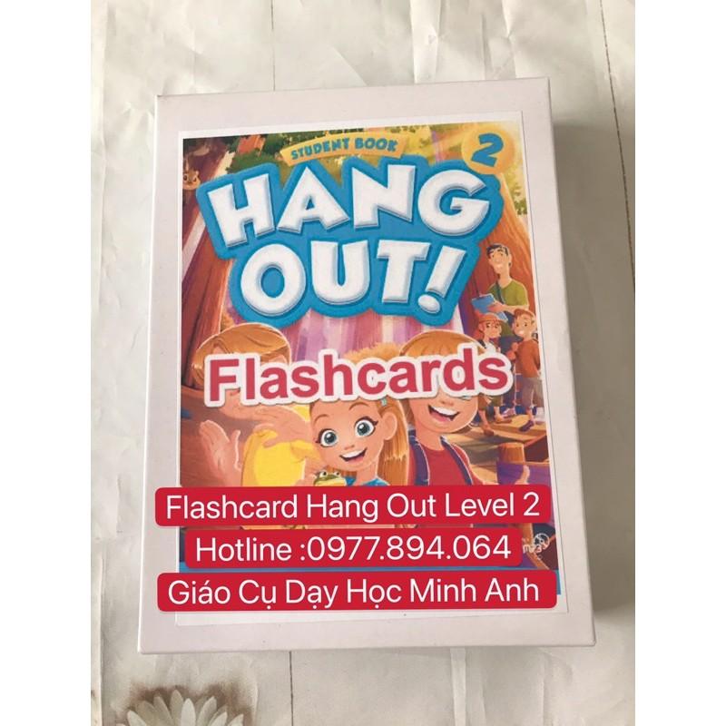 Fashcard Tiếng Anh Hang Out Level 2️ 144 thẻ siêu đẹp