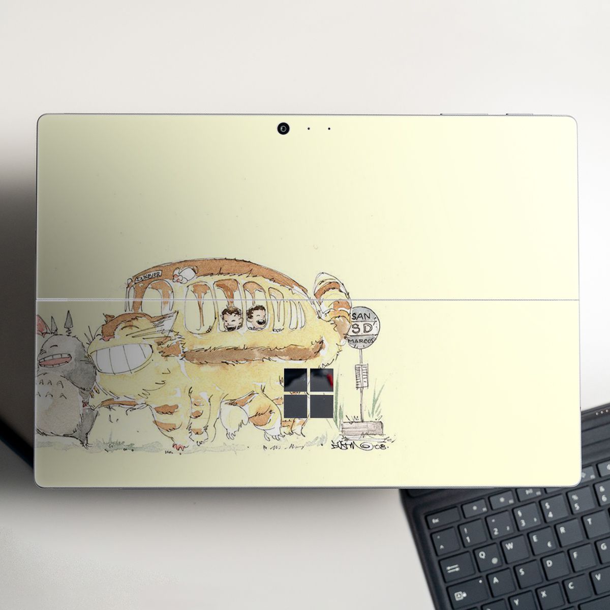 Skin dán hình Ghibli x09 cho Surface Go, Pro 2, Pro 3, Pro 4, Pro 5, Pro 6, Pro 7, Pro X