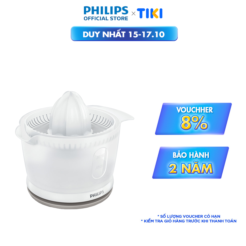 Máy vắt cam Philips HR2738/00 - Hàng Chính Hãng