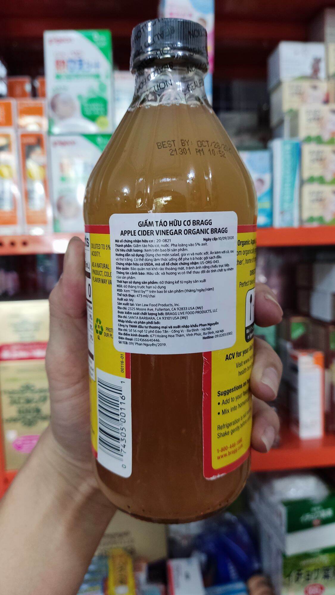 Giấm táo hữu cơ Bragg