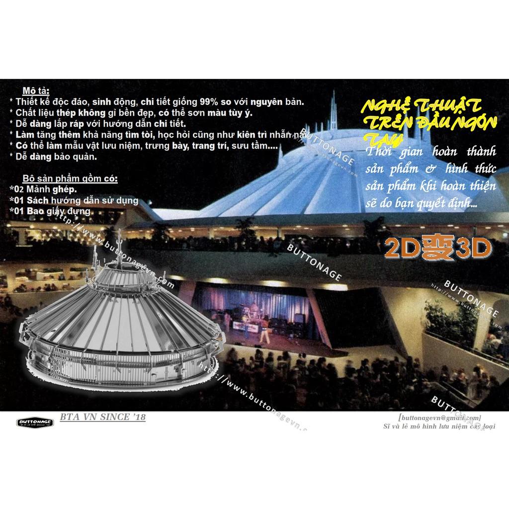 Mô Hình Lắp Ráp 3d Disneyland Space Mountain