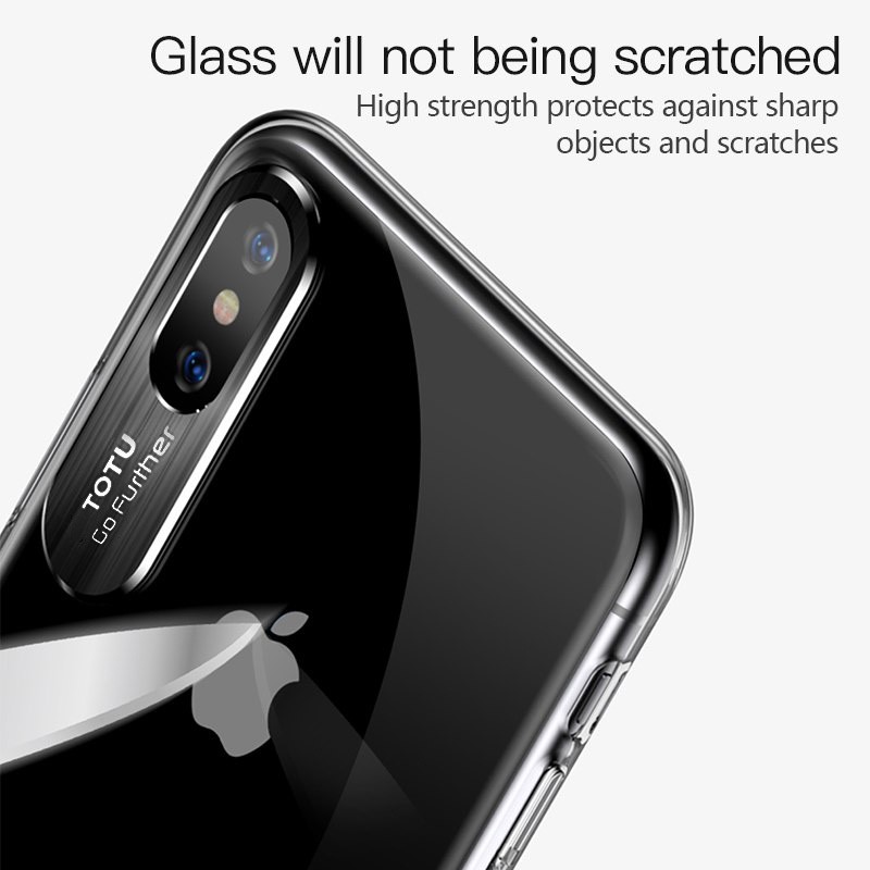 Ốp lưng chống sốc cho iPhone XS Max trang bị viền nhôm bảo vệ camera Hiệu Totu Sparkling - hàng chính hãng