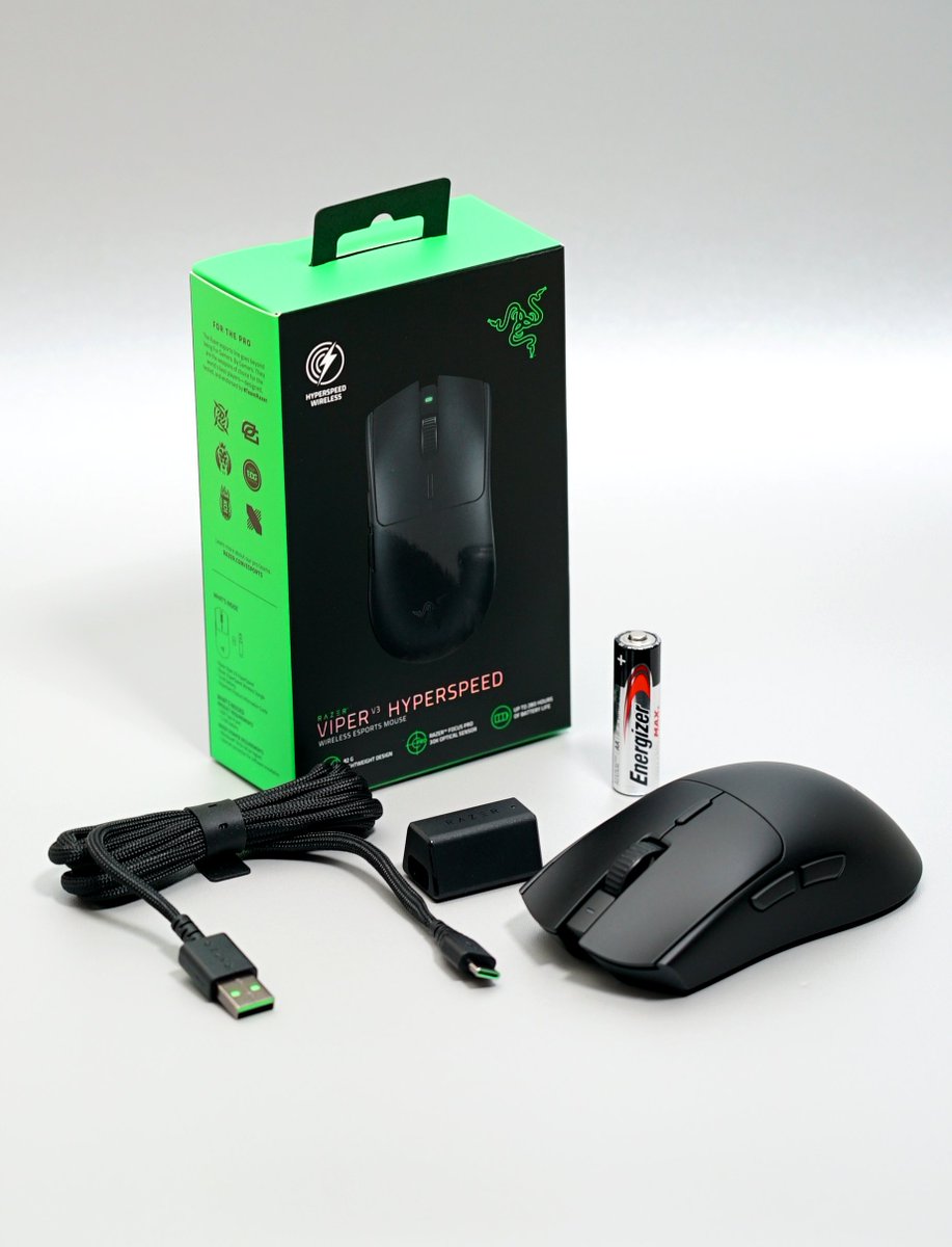 Chuột không dây Razer Viper V3 Hyperspeed - Wireless Esports Gaming Mouse_Mới, hàng chính hãng