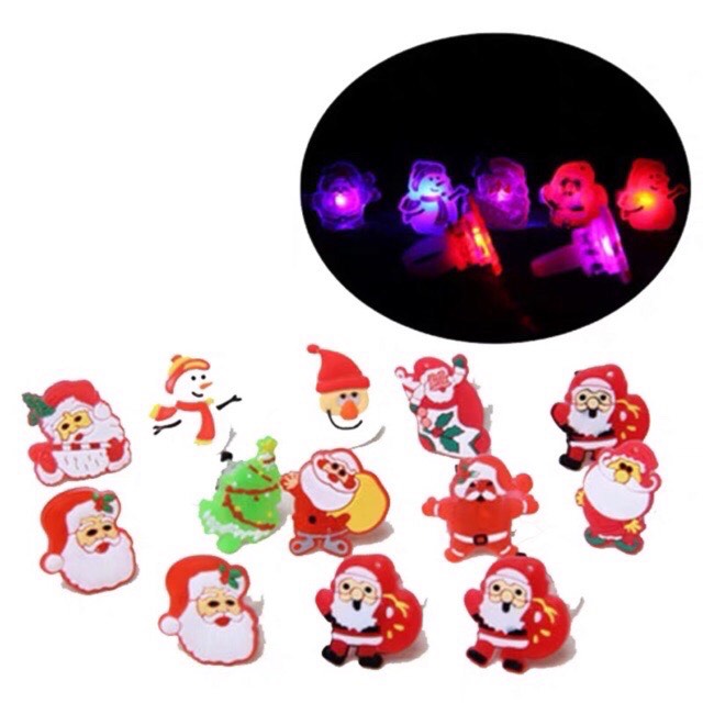 10 Chiếc Nhẫn Noel Có Đèn Phát Sáng