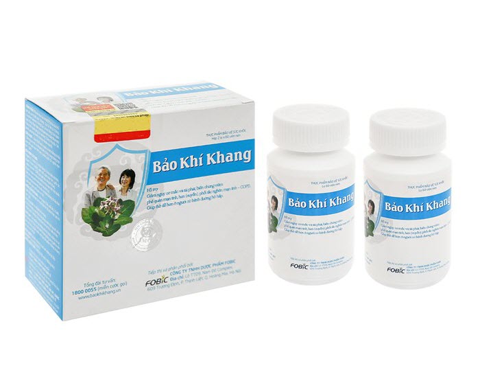 Viên Uống BẢO KHÍ KHANG - Giúp Giảm Ho Khang, Dễ Thở Hơn Trong Bệnh Hen và COPD
