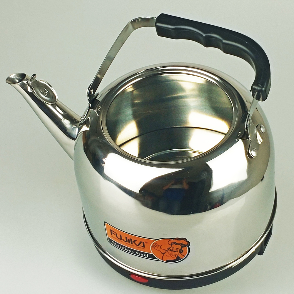 Hình ảnh Ấm Siêu Tốc Inox 5L Fujika FJ-SD50 Công Suất 1500W Tiết Kiệm Điện Cho Quán,Nhà Hàng,Nhà Đông Người-Hàng Chính Hãng