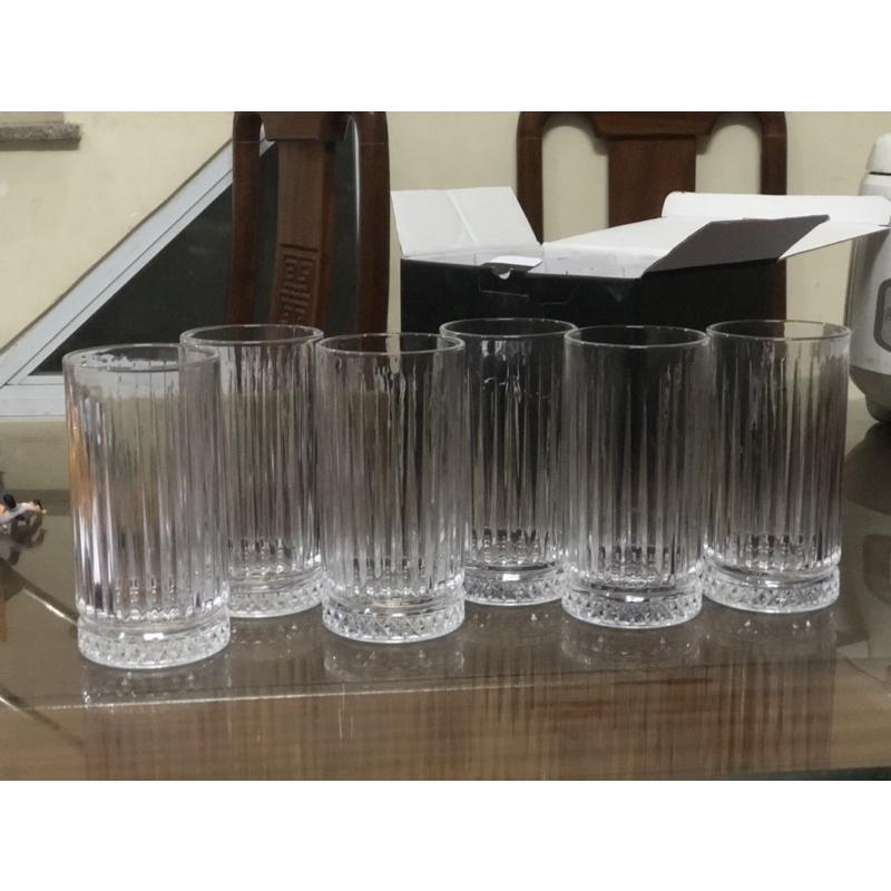 Xả Kho - bộ 6 cốc thủy tinh cao cấp sang chảnh
